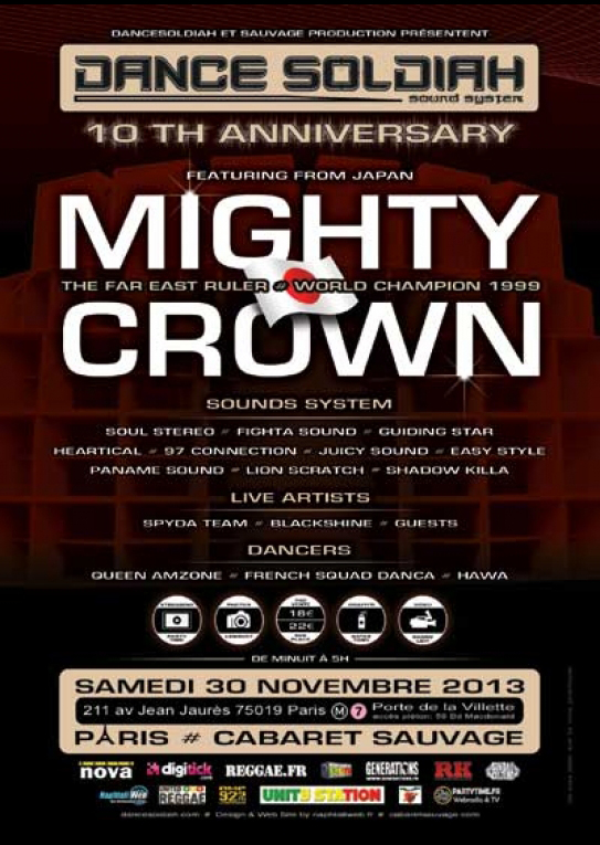 MIGHTY CROWN - DANCE SOLDIAH 10TH BDAY